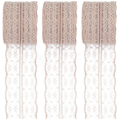 3 Rolls Guipure Non-Stretch Lace Trim OCOR-GF0004-52A-1
