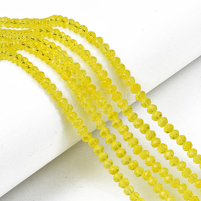 Electroplate Glass Beads Strands EGLA-A044-T6mm-A29-1