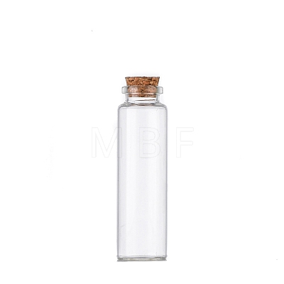 Glass Empty Wishing Bottle PW-WG17389-08-1