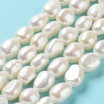Natural Cultured Freshwater Pearl Beads Strands PEAR-Z002-05-1