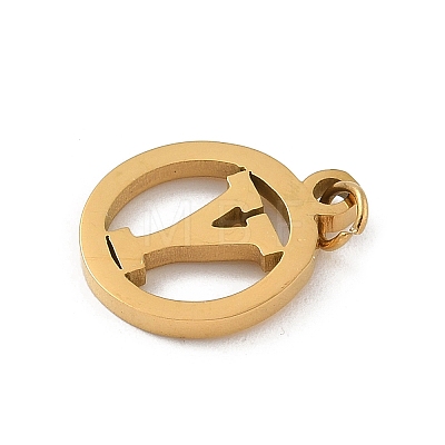 304 Stainless Steel Charms
with Jump Ring LS-STAS-R001-02G-Y-1