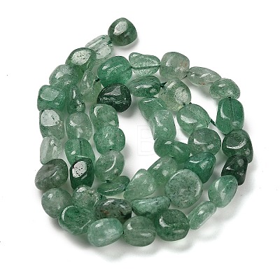 Natural Green Strawberry Quartz Beads Strands G-P497-01E-23-1