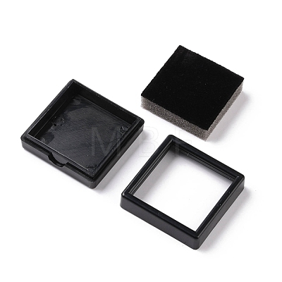 Square Plastic Diamond Presentation Boxes OBOX-G017-01A-1