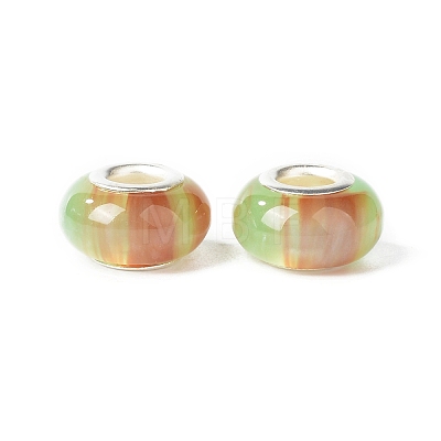 Rondelle Resin European Beads RPDL-A001-02-11-1