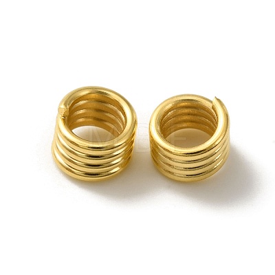 Brass Split Rings KK-O143-24G-1