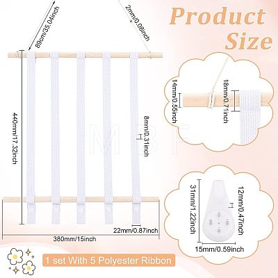 Hanging Hair Pin Storage Frame HJEW-WH0248-138B-1