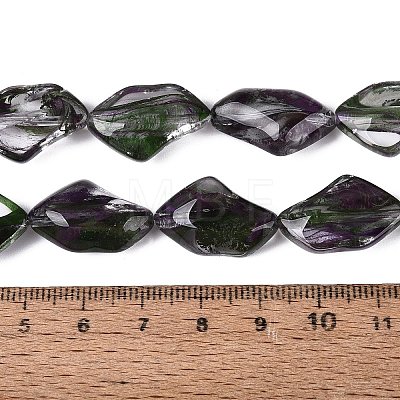 Handmade Lampwork Beads Strands LA-N046-02B-1