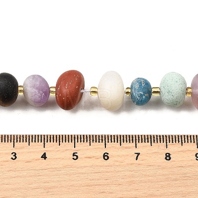Natural Mixed Gemstone Beads Strands G-H312-A01-A-1