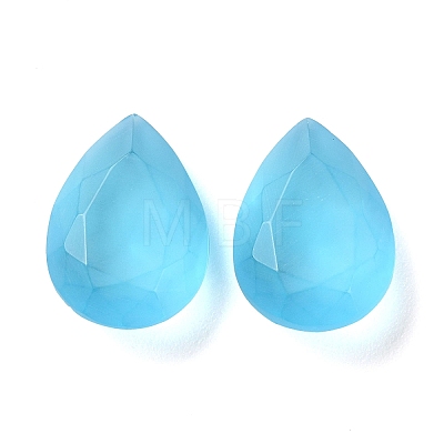 Frosted Glass Rhinestone Cabochons RGLA-G022-02A-202-1