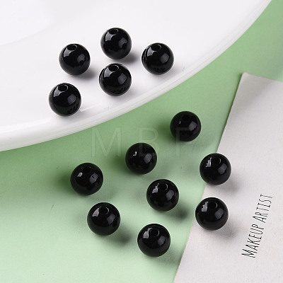 Opaque Acrylic Beads X-MACR-S370-C8mm-S002-1