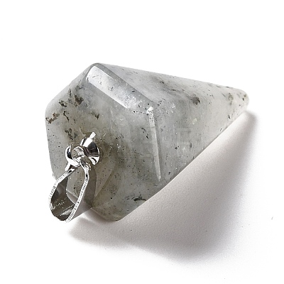 Natural Labradorite Pendants G-F714-02B-1
