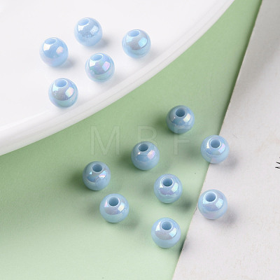 Opaque Acrylic Beads MACR-S370-D6mm-SS2113-1