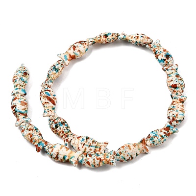 Dyed Synthetic Turquoise Beads Strands GG-CBAAE19-08A-1