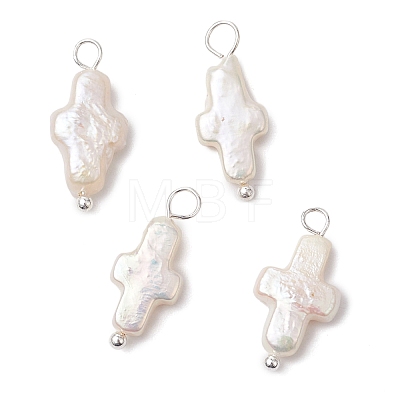 Natural Keshi Pearl Pendants PALLOY-JF02900-01-1