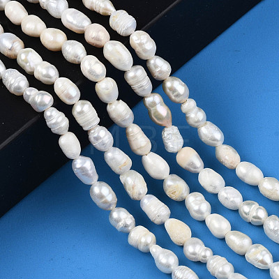 Natural Cultured Freshwater Pearl Beads Strands X-PEAR-N012-05F-1