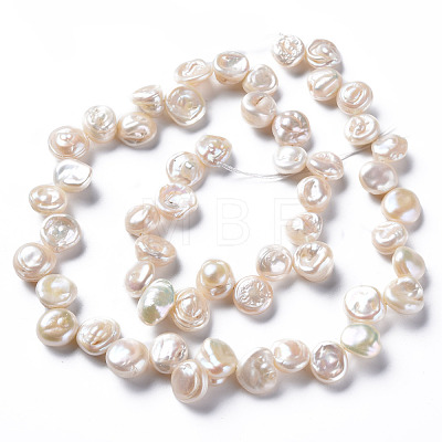 Natural Keshi Pearl Beads Strands PEAR-S021-236B-01-1