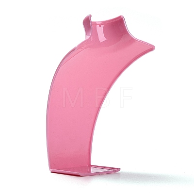 Plastic Necklace Bust Display Stands NDIS-P003-01C-1