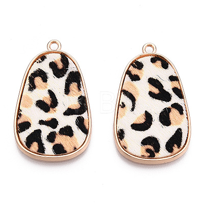 Eco-Friendly Cowhide Leather Pendants FIND-N049-03P-1