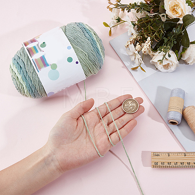 Cotton with Acrylic Fibers Knitting Yarn DIY-WH20055-121C-1