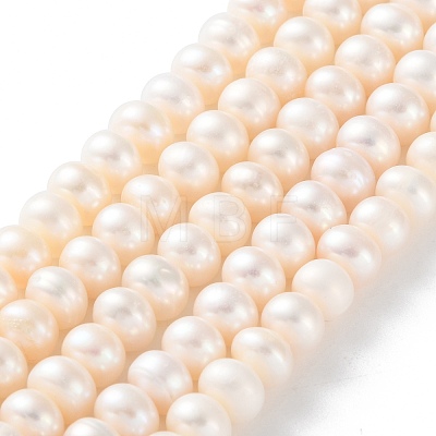 Natural Cultured Freshwater Pearl Beads Strands PEAR-I007-02N-02C-1