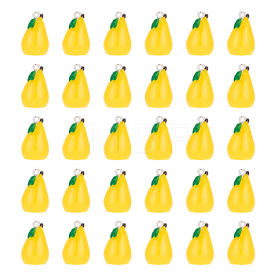 30Pcs Plastic Pendants KY-GA0001-45-1