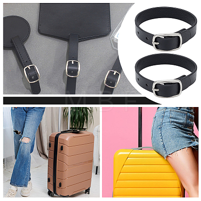 PU Imitation Leather Luggage Straps FIND-WH0028-27-1