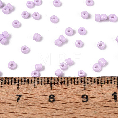 12/0 Baking Paint Glass Round Seed Beads SEED-S036-01A-08-1