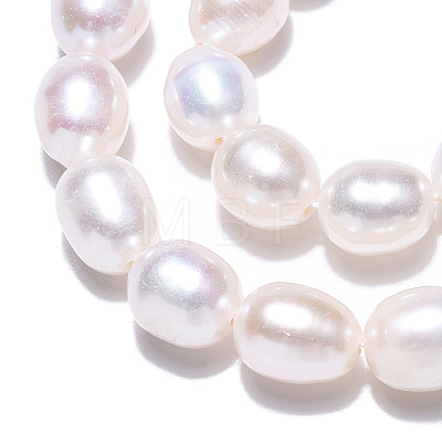 Natural Cultured Freshwater Pearl Beads Strands PEAR-N012-06N-1