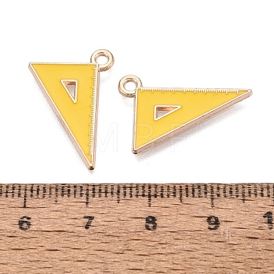 Alloy Enamel Pendants ENAM-Q004-01KCG-12-1