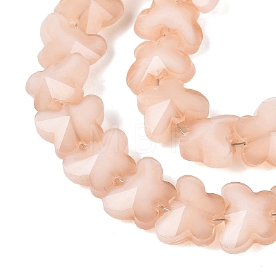 Opaque Glass Beads Strands GLAA-N073-01B-1