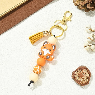 Silicone Pendant Decorations HJEW-YW00451-02-1