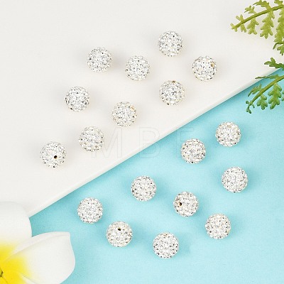 Czech Glass Rhinestones Beads RB-E482-8mm-001-1