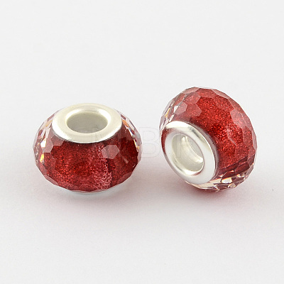 Large Hole Resin European Beads OPDL-R118-04A-1