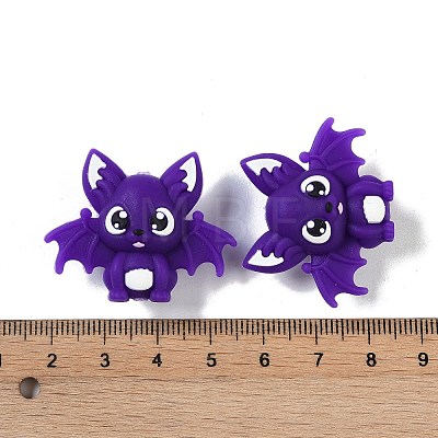 Halloween Theme Silicone Focal Beads SIL-M005-05D-1