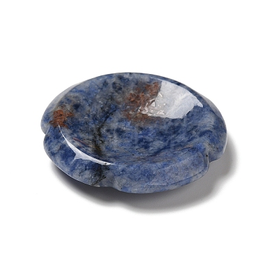 Natural Blue Spot Jasper Worry Stones G-E586-01U-1