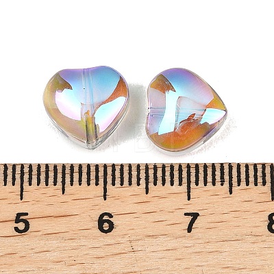 Electroplate Glass Bead EGLA-H102-08Y-1