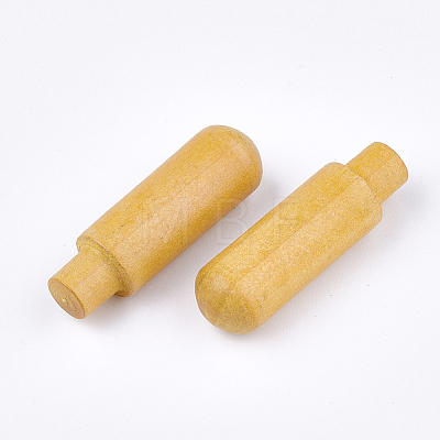 Natural Wood Beads X-WOOD-T018-03G-1