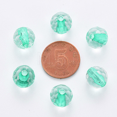 Transparent Acrylic Beads TACR-S154-11A-68-1