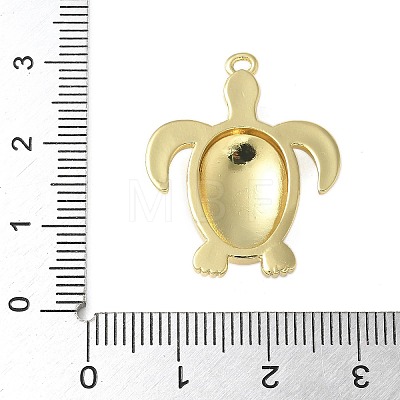 Brass Enamel Pendants KK-P290-13G-1