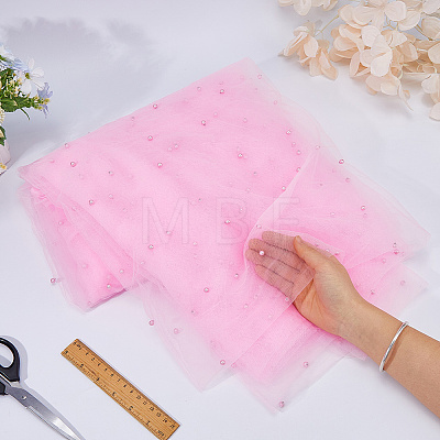 Polyamide & Resin Mesh Fabric DIY-WH0671-349A-1