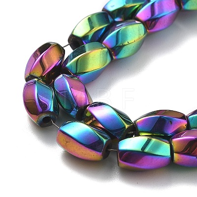 Electroplated Synthetic Magnetic Hematite Beads Strands G-P545-G01-02-1