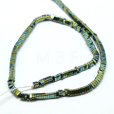 Electroplate Non-magnetic Synthetic Hematite Beads Strands G-I093-02-1