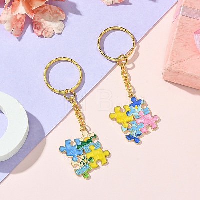 Alloy Enamel Keychain KEYC-YW00086-01-1