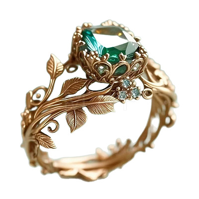 Zinc Alloy & Rhinestone Finger Rings FS-WG73E81-02-1