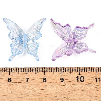 AB Color Transparent Acrylic Beads TACR-T028-13M-1