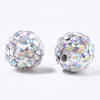 Pave Disco Ball Beads RB-T017-02-28-1