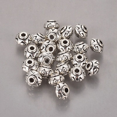 Tibetan Silver Beads X-AB652-1