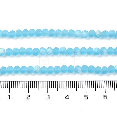 Transparent Glass Beads Strands EGLA-A044-T2mm-MB08-1