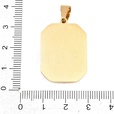 304 Stainless Steel Pendants STAS-B137-12G-1