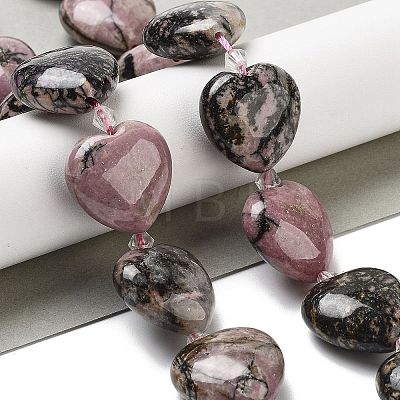 Natural Rhodonite Beads Strands G-C150-A28-01-1